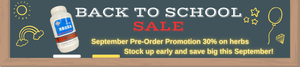 📝✒️ Back to School: Pre-Order Promotion 30% on herbs 🎀🎀