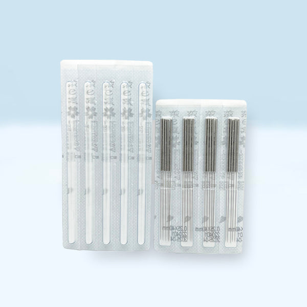 Sakura Acupuncture Needles 5 needles with 1 tube 3040 櫻花針五針一管3015