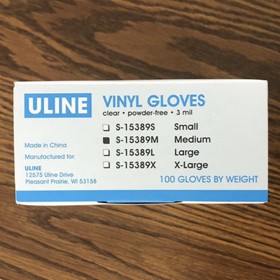 Vinyl Gloves Medium 拋棄式手套中