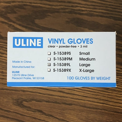 Vinyl Gloves Large 拋棄式手套大